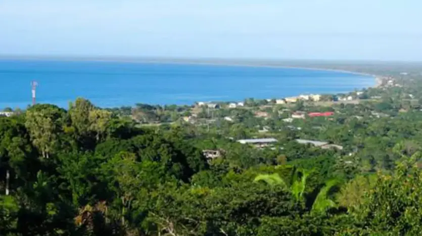 Vista al mar y la costa desde Trujillo Beach Eco Development