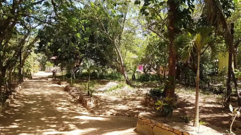 Lot along Splash Inn Road in West End, Roatan