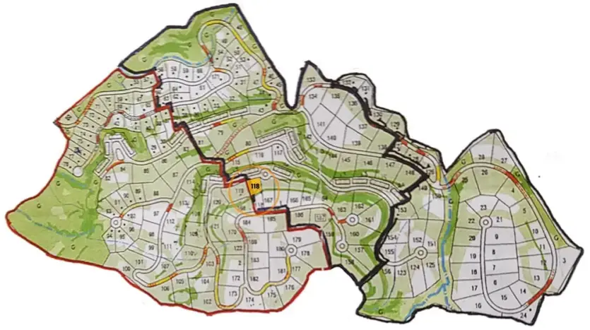 Mapa de lotes del desarrollo Campa Vista, Trujillo