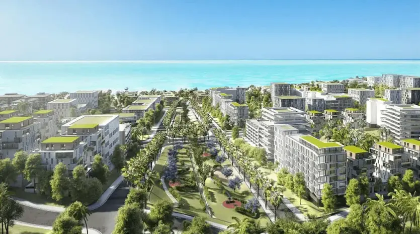 Render del desarrollo St. John's Bay en Roatán