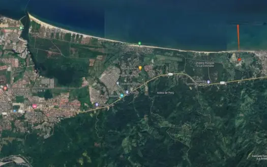 4 lotes con vista al mar en Piedra Pintada, La Ceiba