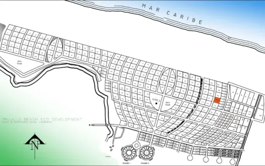 1,000 m² Lot (#172) in Trujillo Beach Eco Development