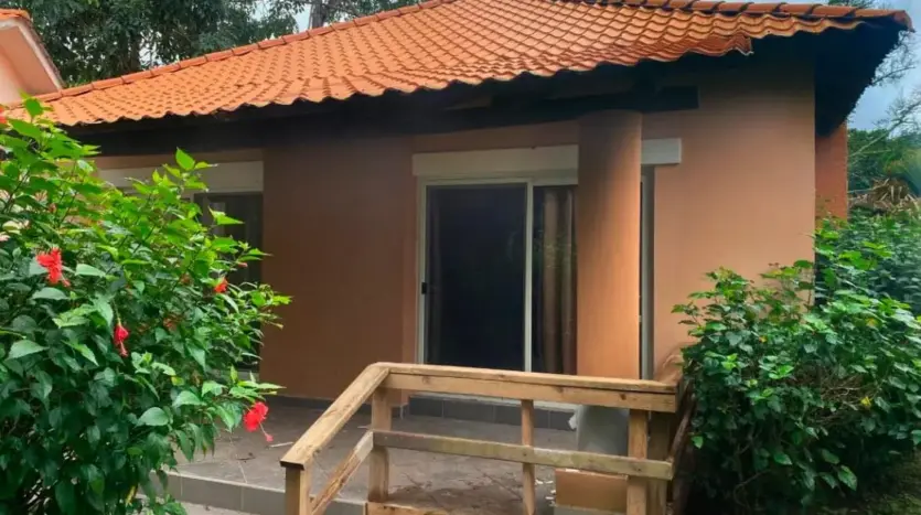 Villa 8 with tile roof and deck in Trujillo Beach Eco-Development