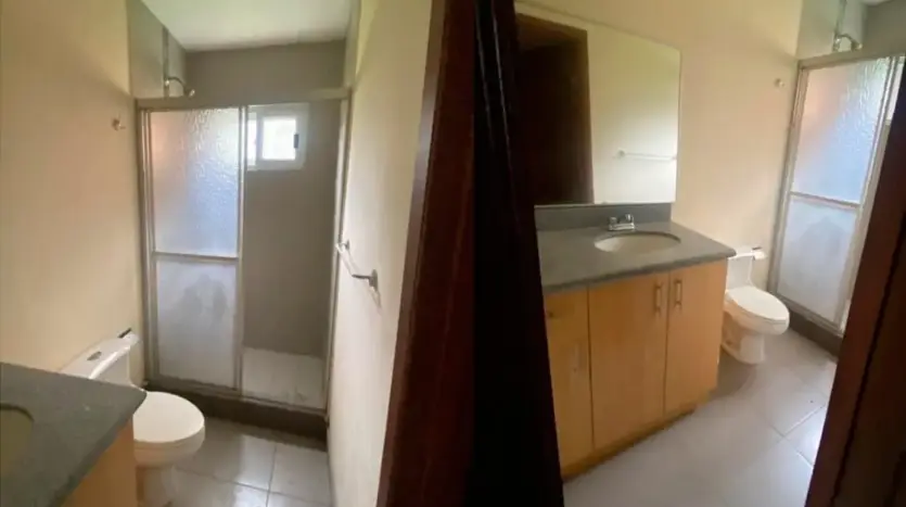 Bathroom with shower in Villa 8, Trujillo Beach Eco-Development