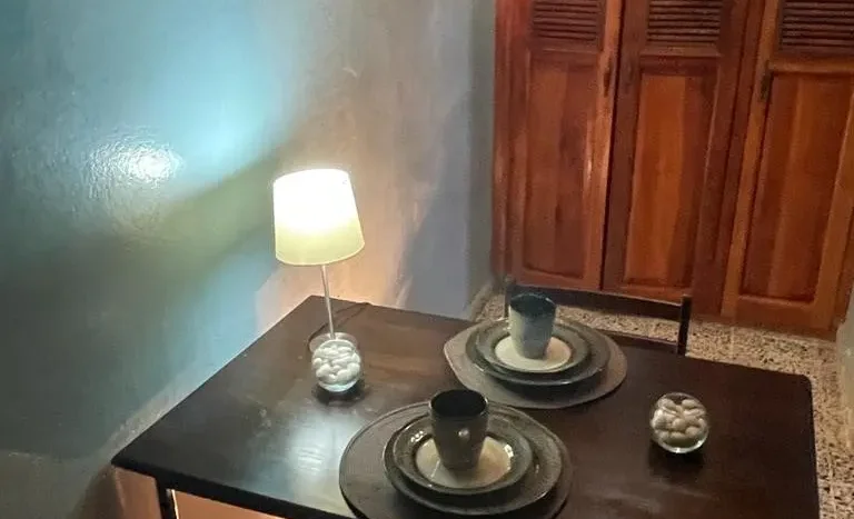 Small dining table in an apartment in Puerto Cortes