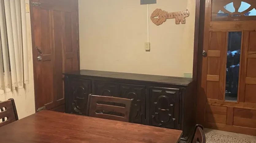 Dining room of an apartment in Puerto Cortes
