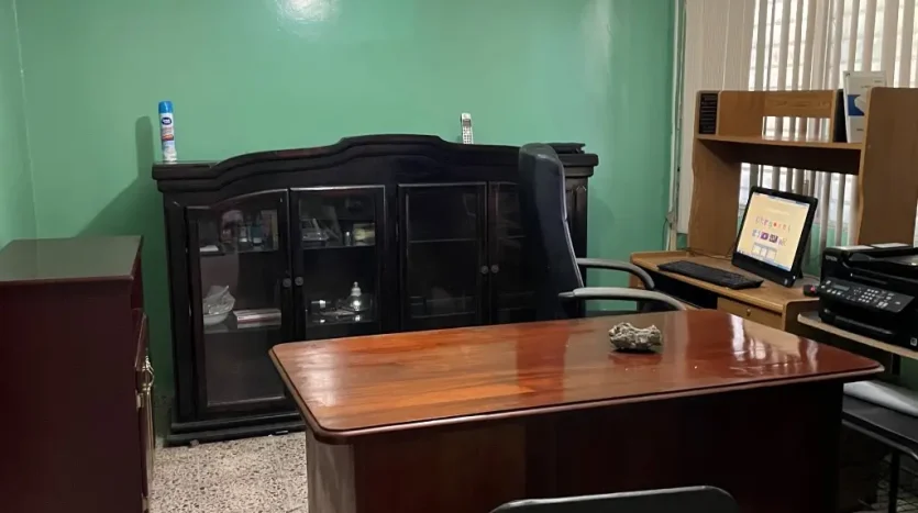 Office with desk in the building in Puerto Cortes
